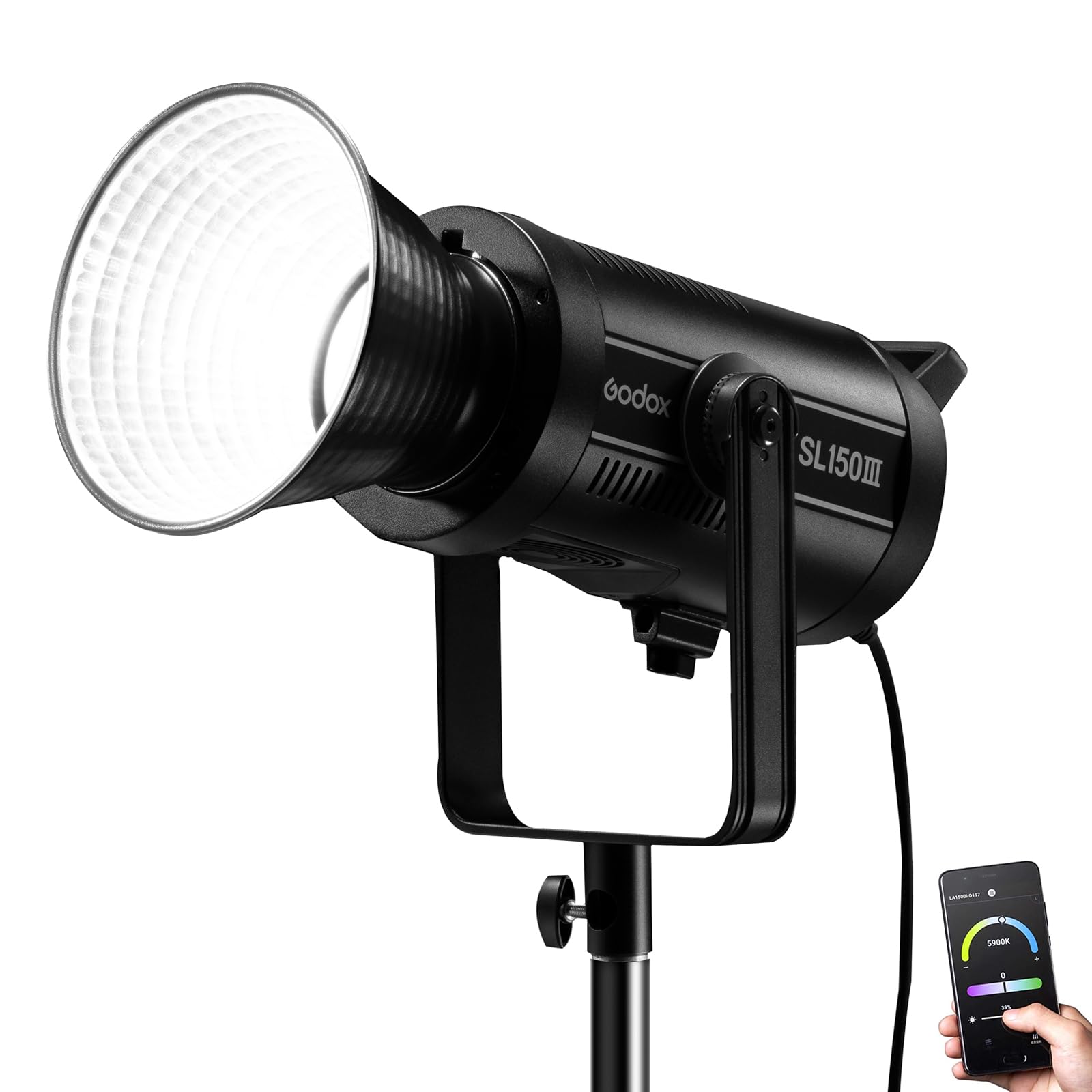 Godox SL150WII Upgraded LED Photography Light,SL150WIII SL150III SL-150WIII 160W Continuous Light,CRI96+ Daylight-Balanced,Bowens Mount,8 Fx Effect,