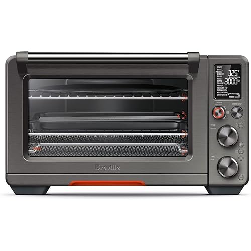 Breville BOV950BST Joule Smart Countertop Oven Air Fryer Pro, Black Stainless Steel