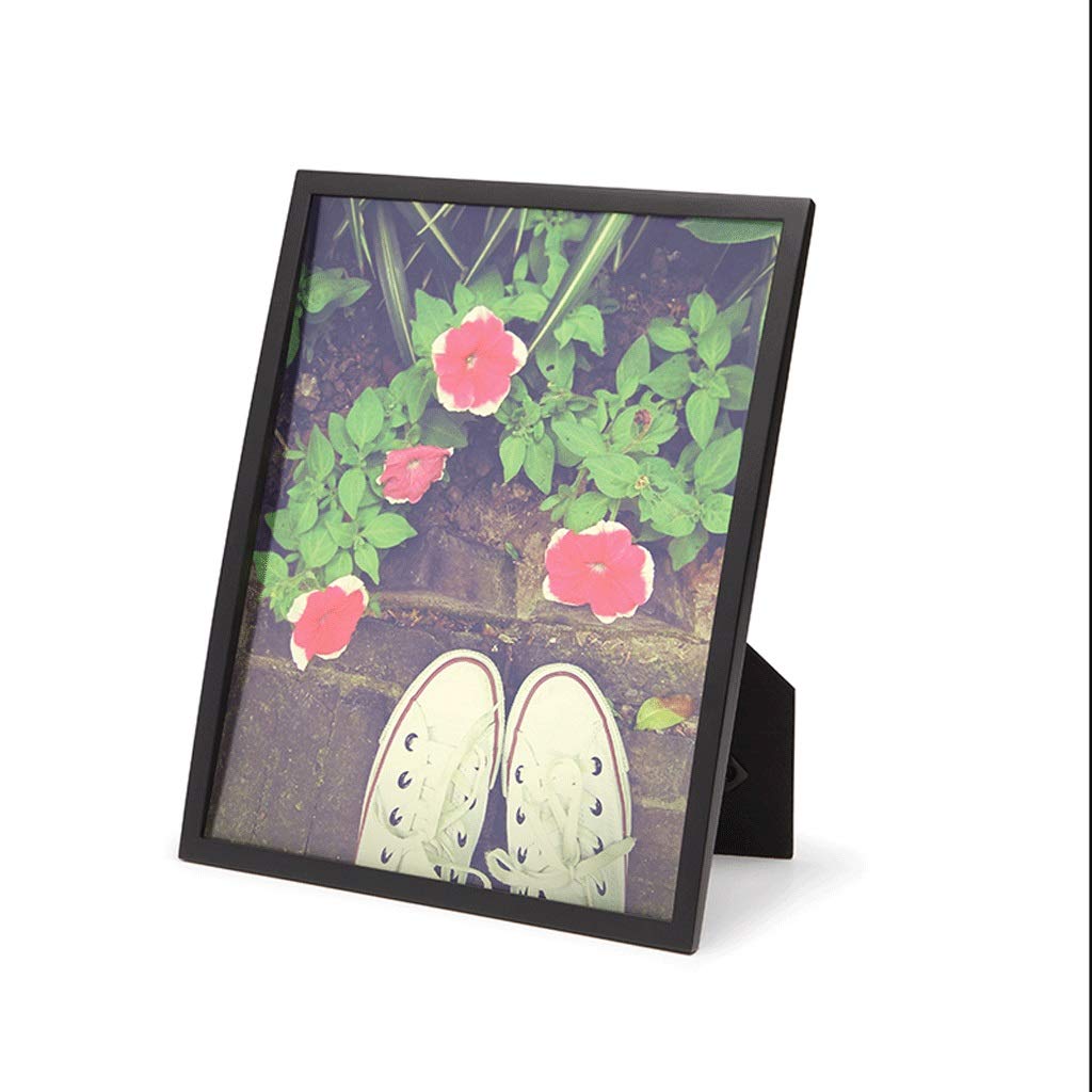 MOBYGKFY 5x7 Picture Frames Made of Solid Wood High Definition Glass for Table Top Display and Wall mounting Photo Frame