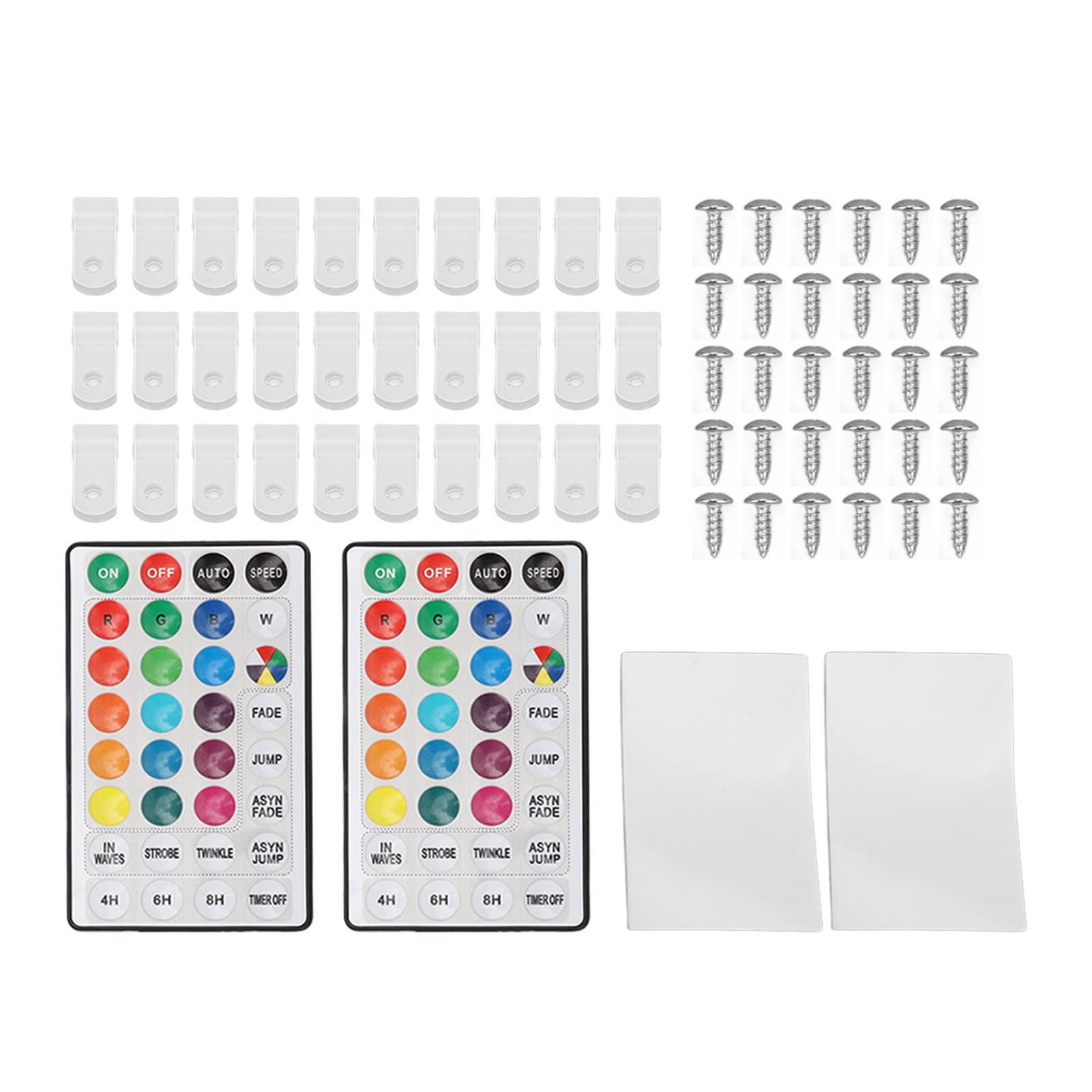 Fockety Lumières LED pour Cornhole, 2Pcs, RVB Télécommandée