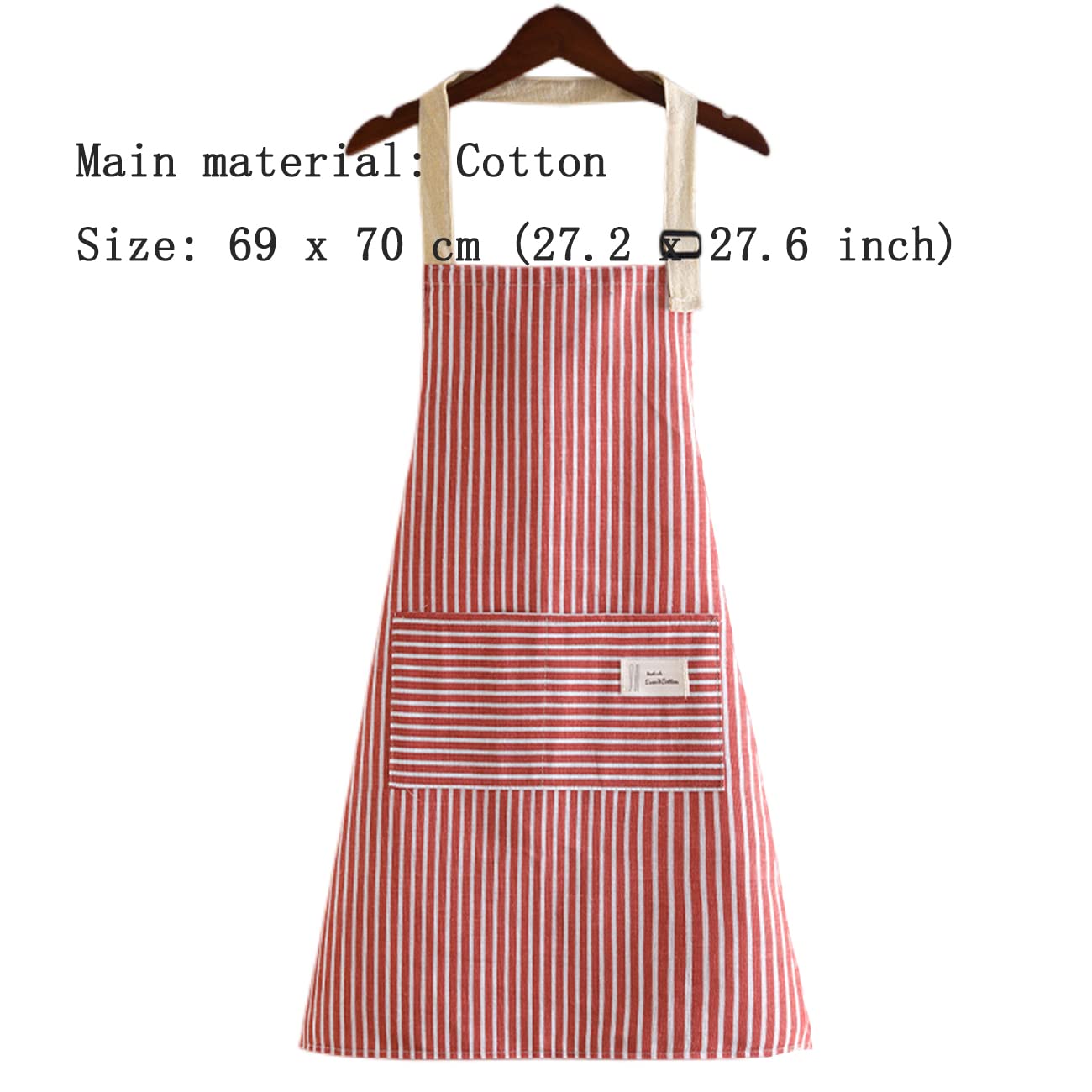 FAIRYGATE Kitchen Craft Apron Adjustable Neck Bib Chef Aprons for Men Women Suitable for Cooking Waitress A1616 - Image 2
