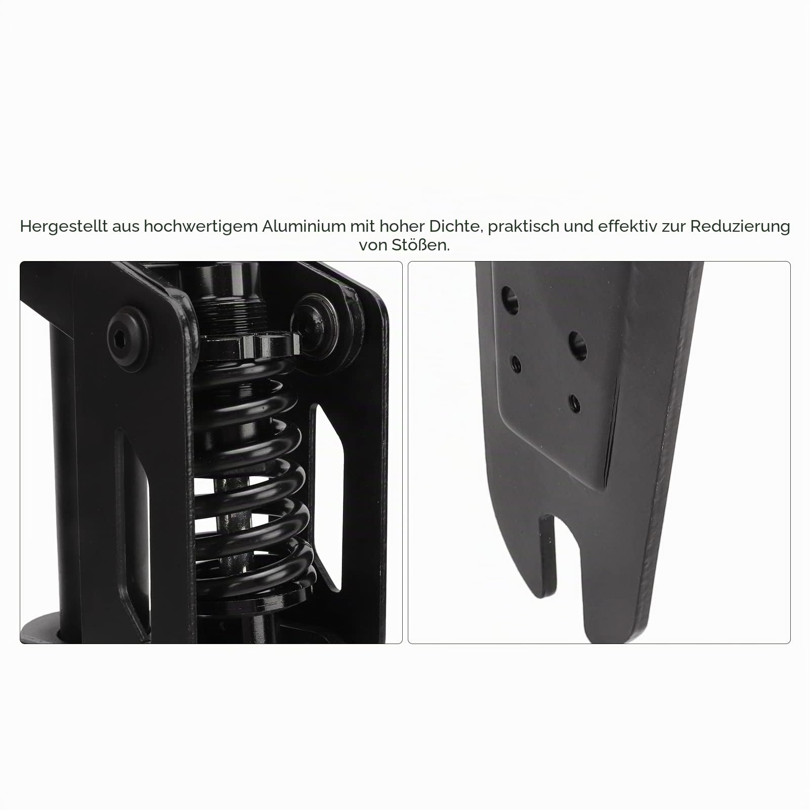 BuyWeek E-Scooter Stoßdämpfer für Xiaomi M365, Elektroroller Stoßdämpfer Aluminiumlegierung E-Roller Vibrationsdämpfer Elektroroller Ersatzteile Zubehör