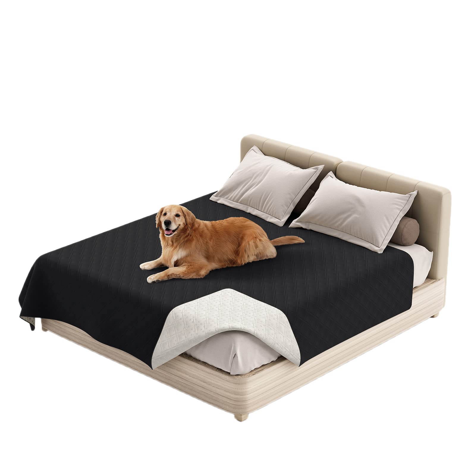 GYHH 100% Waterproof Dog Bed Cover Pet Blanket for Furniture Bed Couch Sofa Reversible Lightweight — image 1