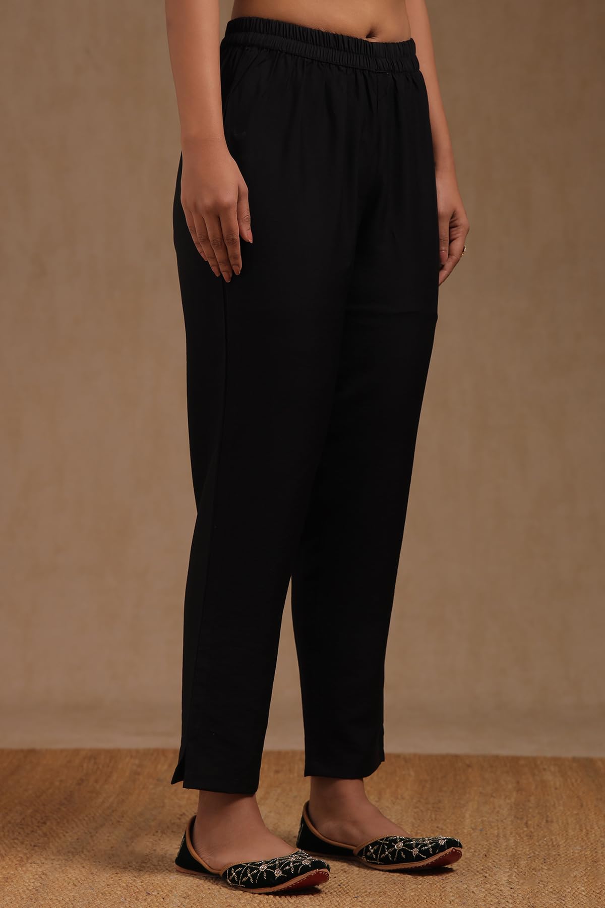 Soch Abito da donna in organza Zari tessuto con Cutdana