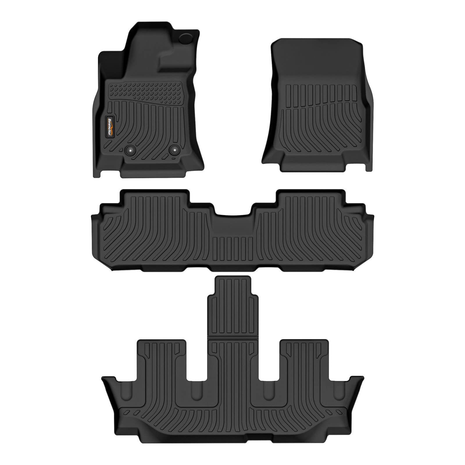 Photo 1 of Binmotor-Floor Mats 2019-2024 Subaru Ascent?7 Passenger, Bucket Seat?3 Rows?All Weather Floor Mats for Subaru Ascent, Winter Mats for Subaru Ascent Ascent 2019-2024
