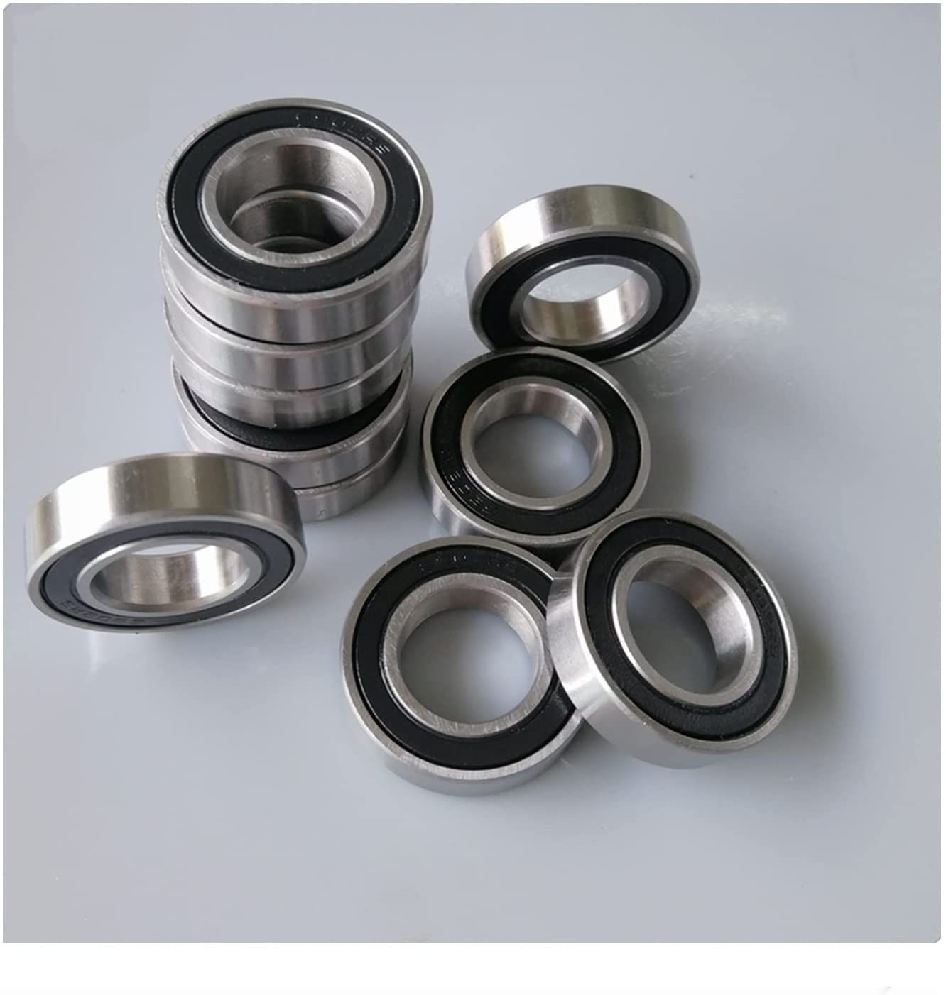 10Pcs 15267RS Hybrid Ceramic Bearing 15x26x7mm ABEC-7 Bicycle Bottom Brackets Spares Si3N4 Ball Bearings 15267-2RS