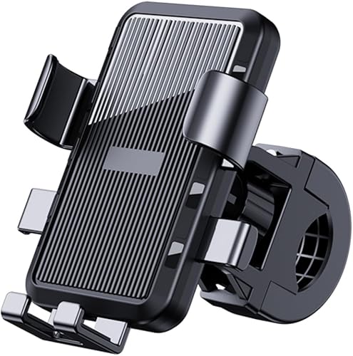Soporte para teléfono de bicicleta, abrazadera para manillar de motocicleta, clip de teléfono para scooter para iPhone 16 15 Pro MaxPlus, 14 Pro