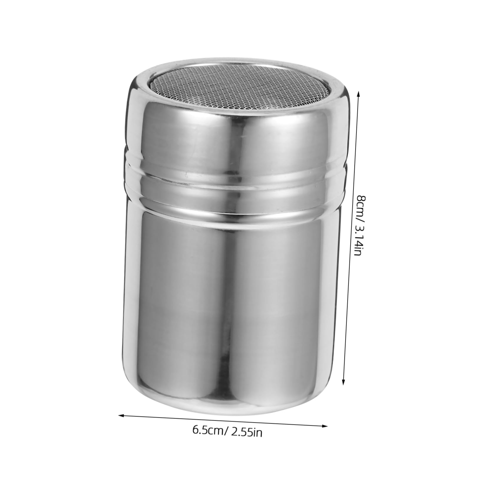 VERDANVERSE Spice Shaker with Lid Versatile Powder Dispenser for Cocoa Sugar and Seasonings Elegant Kitchen Tool for Baking and Cooking