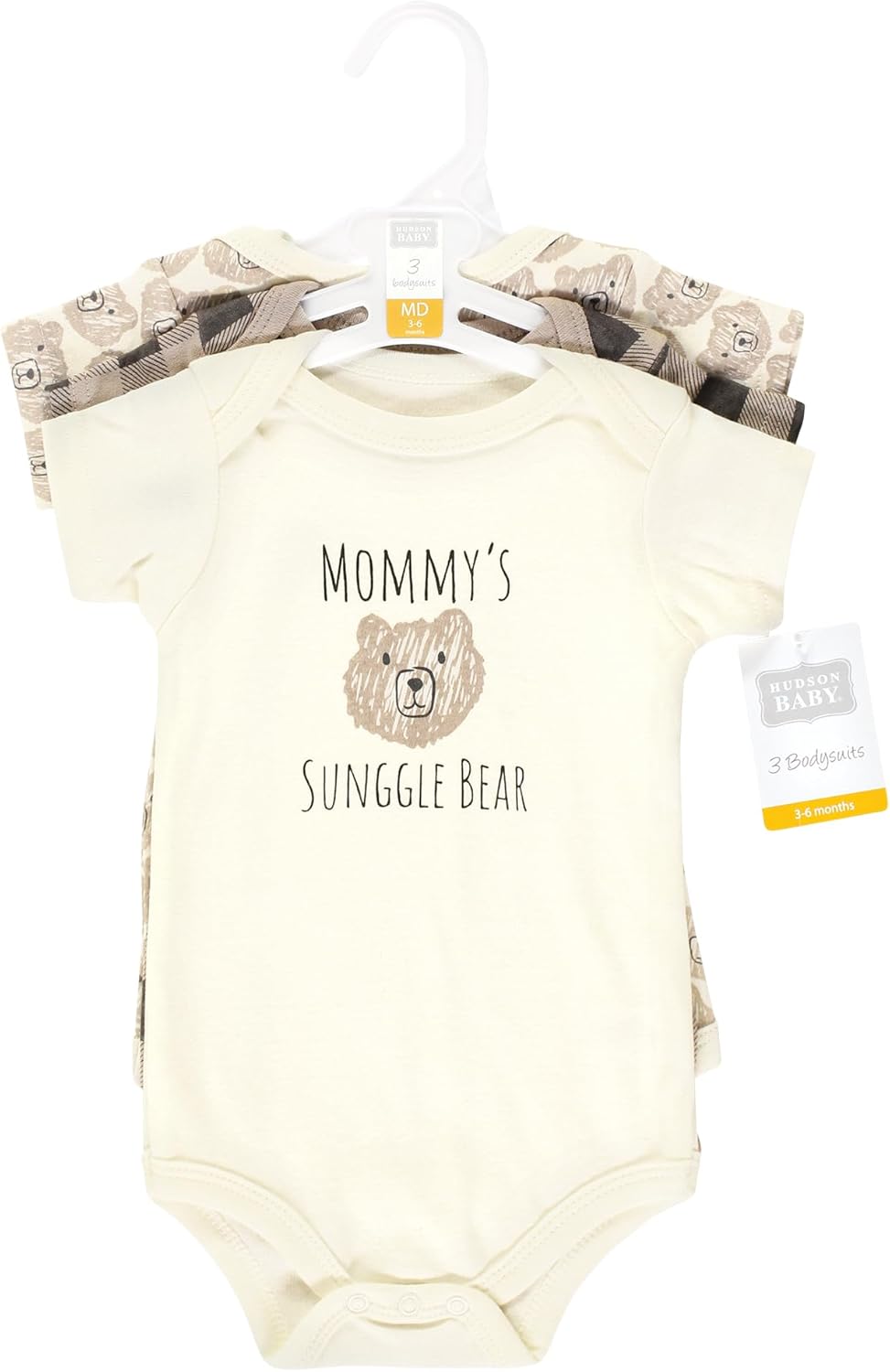 Hudson Home Collection Baby Shawl Collar Plush Robe, - Image 2