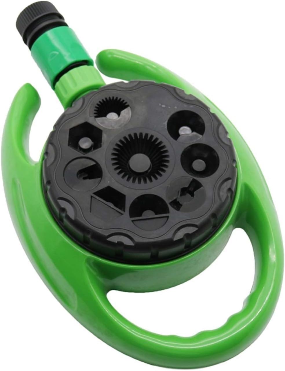 ガーデンミストドリップ灌漑コネクタ 芝生9機能スプリンクラー調節可能な庭の風景灌漑噴霧器農業用具とクイックコネクタ1セット