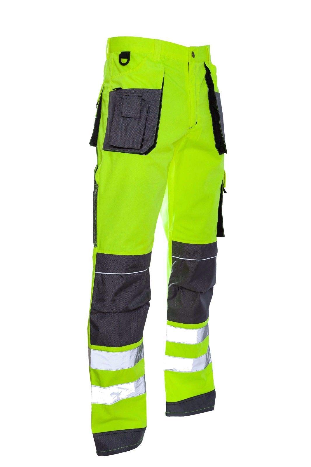 L&H Arbeitshose Sicherheitshose Schutzhose Warnhose Warnbekleidung (LH-FMNX-T-YSB)