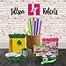 Jillson Roberts 6 Roll-Count All-Occasion Solid Color Gift Wrap Available in 10 Different Assortments, Crayon Box