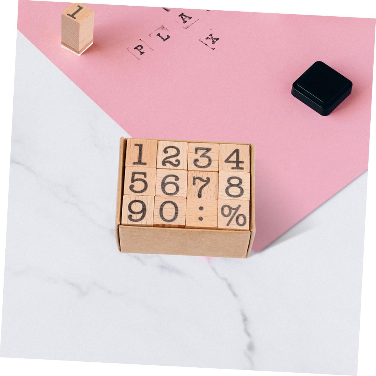 ARTIBETTER 10 Set Sigillo Digitale in Legno Data Francobolli Timbri Del Diart Timbro Pianificatore Timbro Numerico Fai -da -te Fribri Per Il Journaling Mini Gomma Da Cancellare