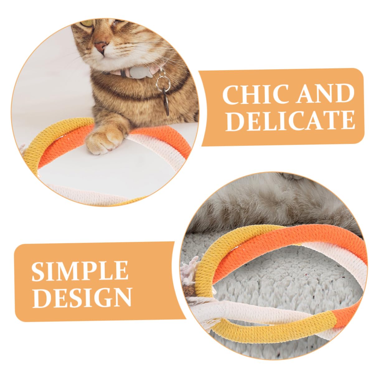 POPETPOP 15 Pièces Jouets De Corde À Mâcher pour Chat Jouets De Meulage De Voiture De Chat pour Chats D'Intérieur De Poignée De Chat d'herbe À Chat De Morsure