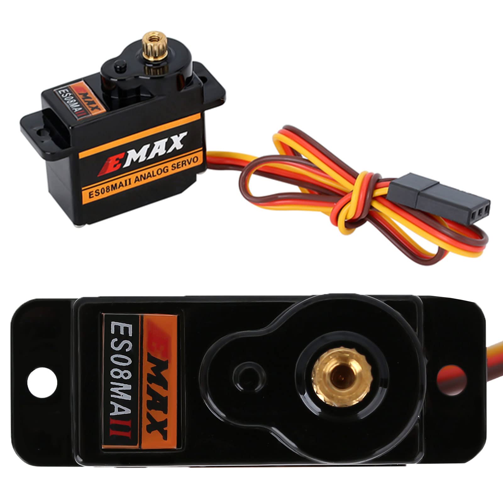 Kingsea RC Servo - EMAX ES08MD II Mini Metal Gear Digital Servo With Bracket & Arm, Compatible With Axial SCX24 - View #12