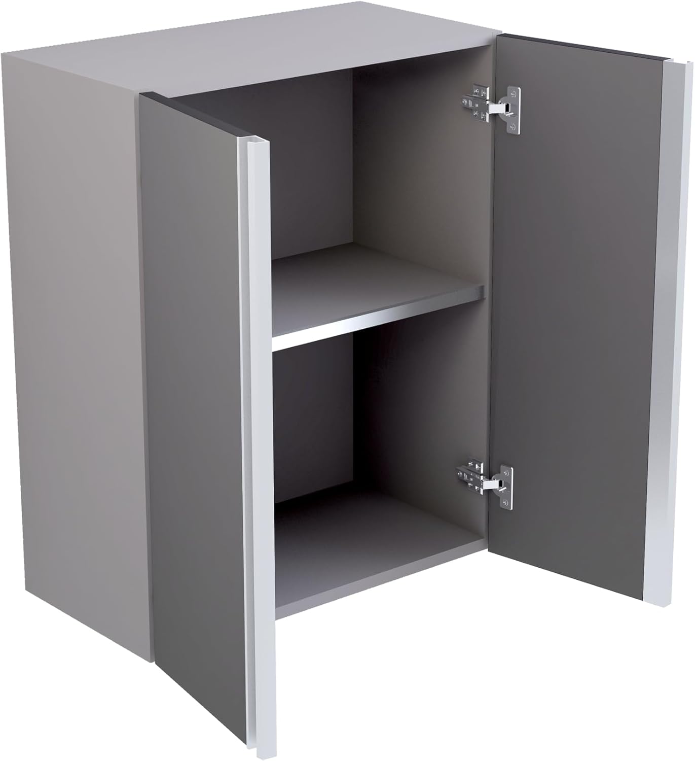 Premium Garage Modular Storage Wall Cabinet, Soft-Close Door, Integrated Handles, Heavy Duty Plywood Box Construction, Tool and Equipment Organizer (24" W x 30" H)