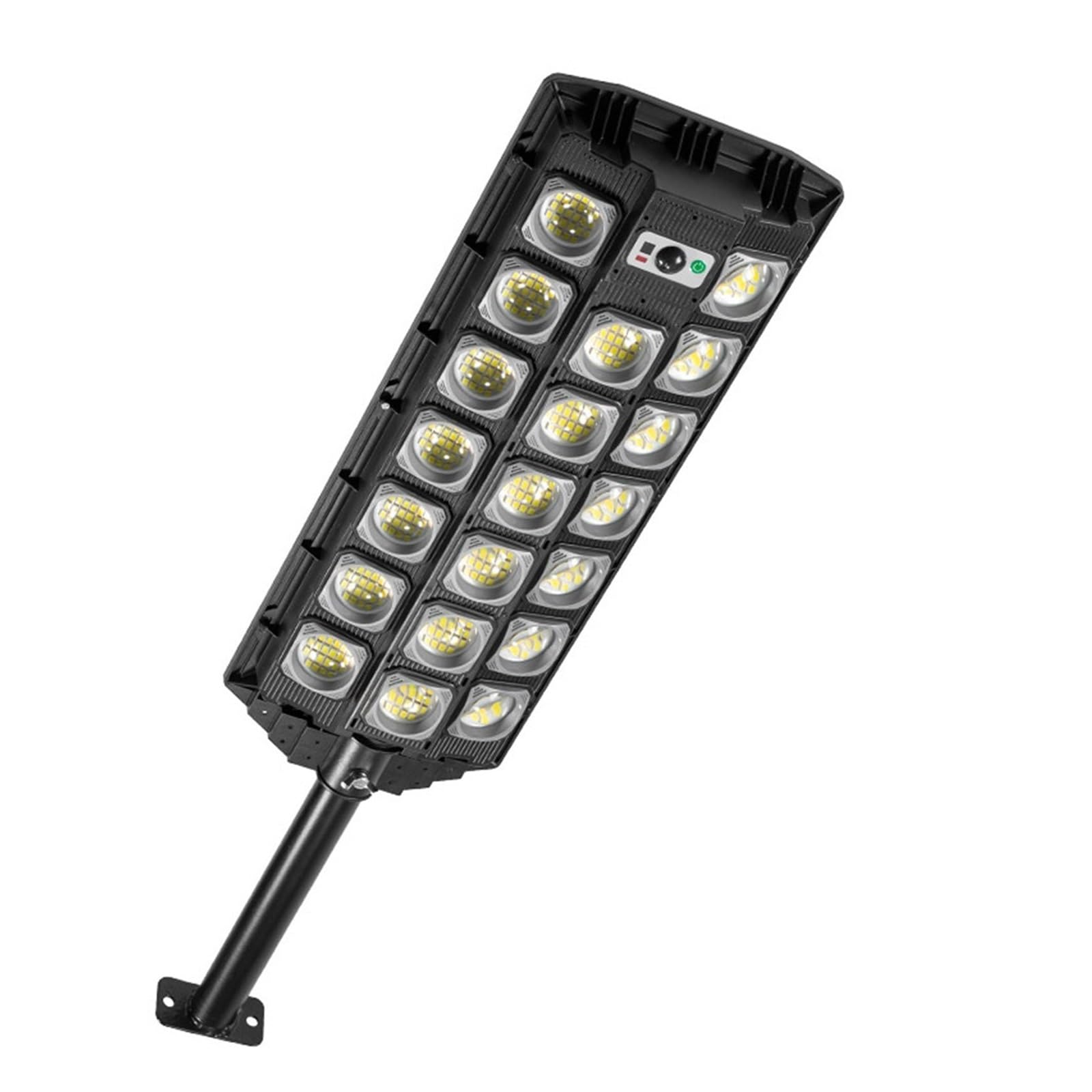 Zewnętrzna lampa solarna, 1000000 lumenów 713 lampa LED Solar Street Light Oświetlenie zewnętrzne Ścieżka ogrodowa Yard IP65 Wodoodporne światła zdalnie sterowane(208 LED 3000mAh)