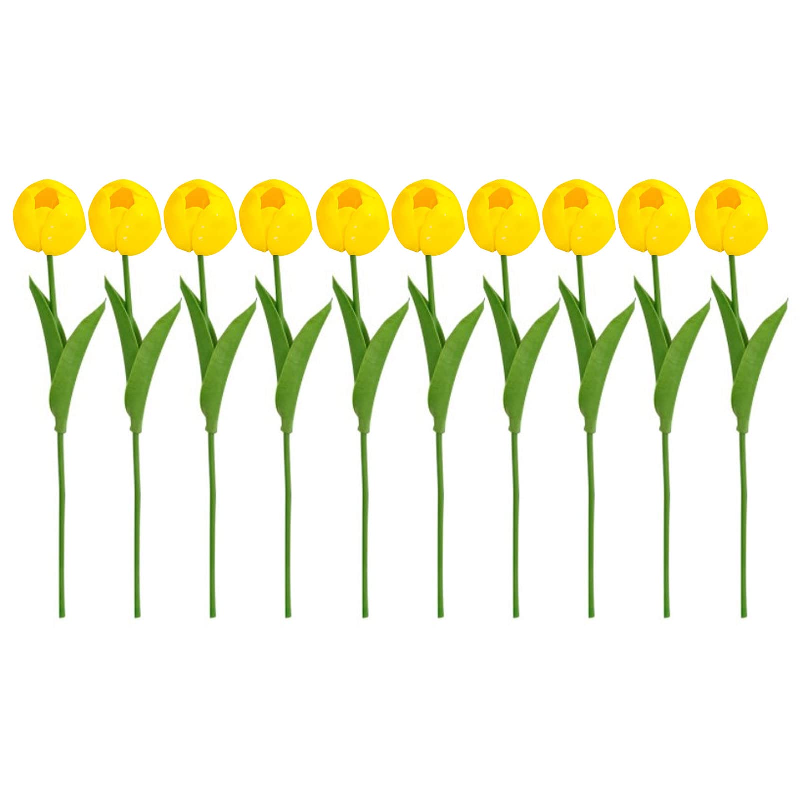 YROHGKPN 10pcs Artificial Tulips Simulation Photography Props Supplies Household for School Wedding Holiday Present Artificial Flower