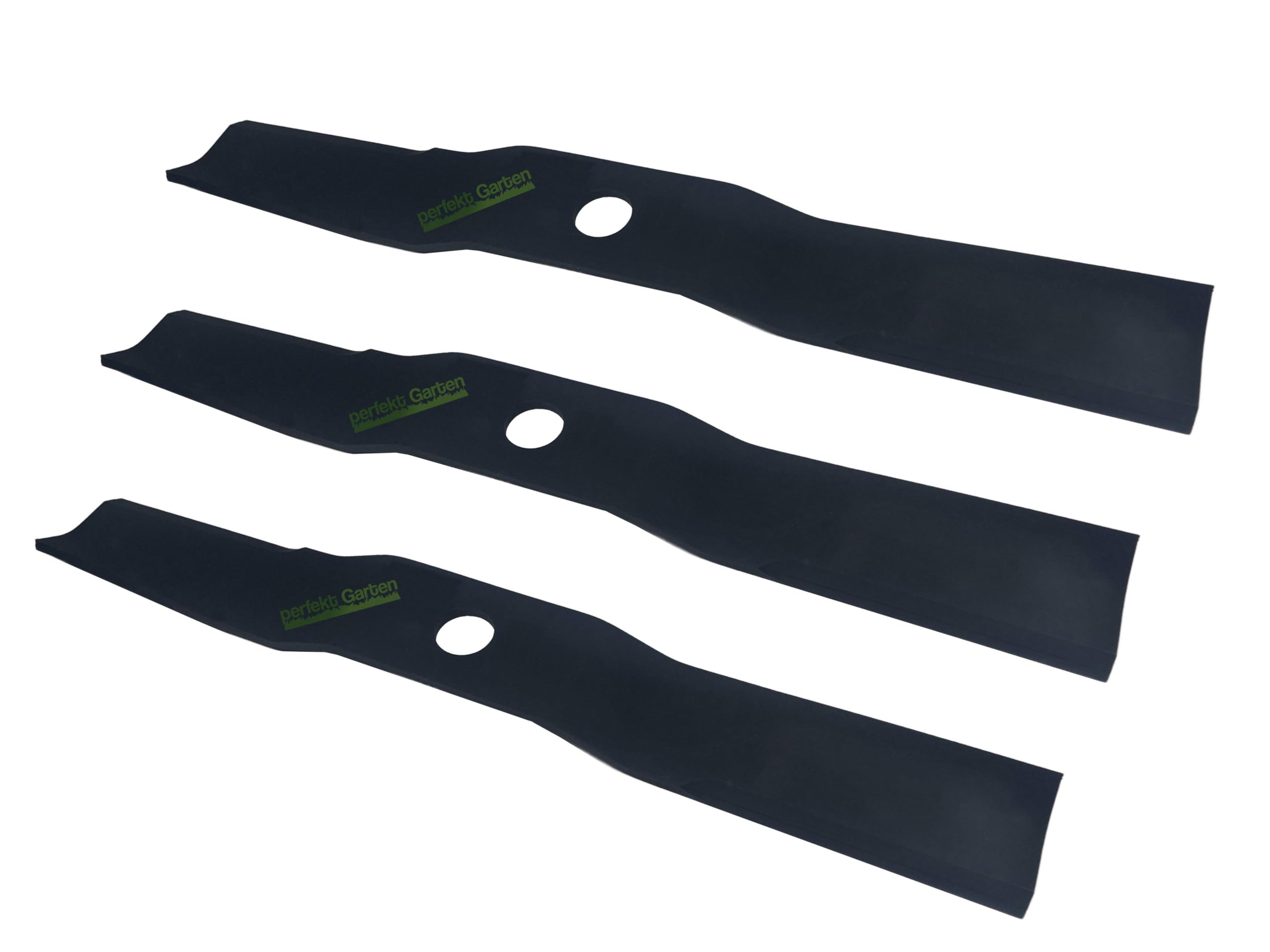 perfektGarten Lot de 3 lames de tondeuse à gazon de 52 cm compatibles avec Kubota avec plateau de 153 cm RCK60-25B RCK60P-F30 K564534340