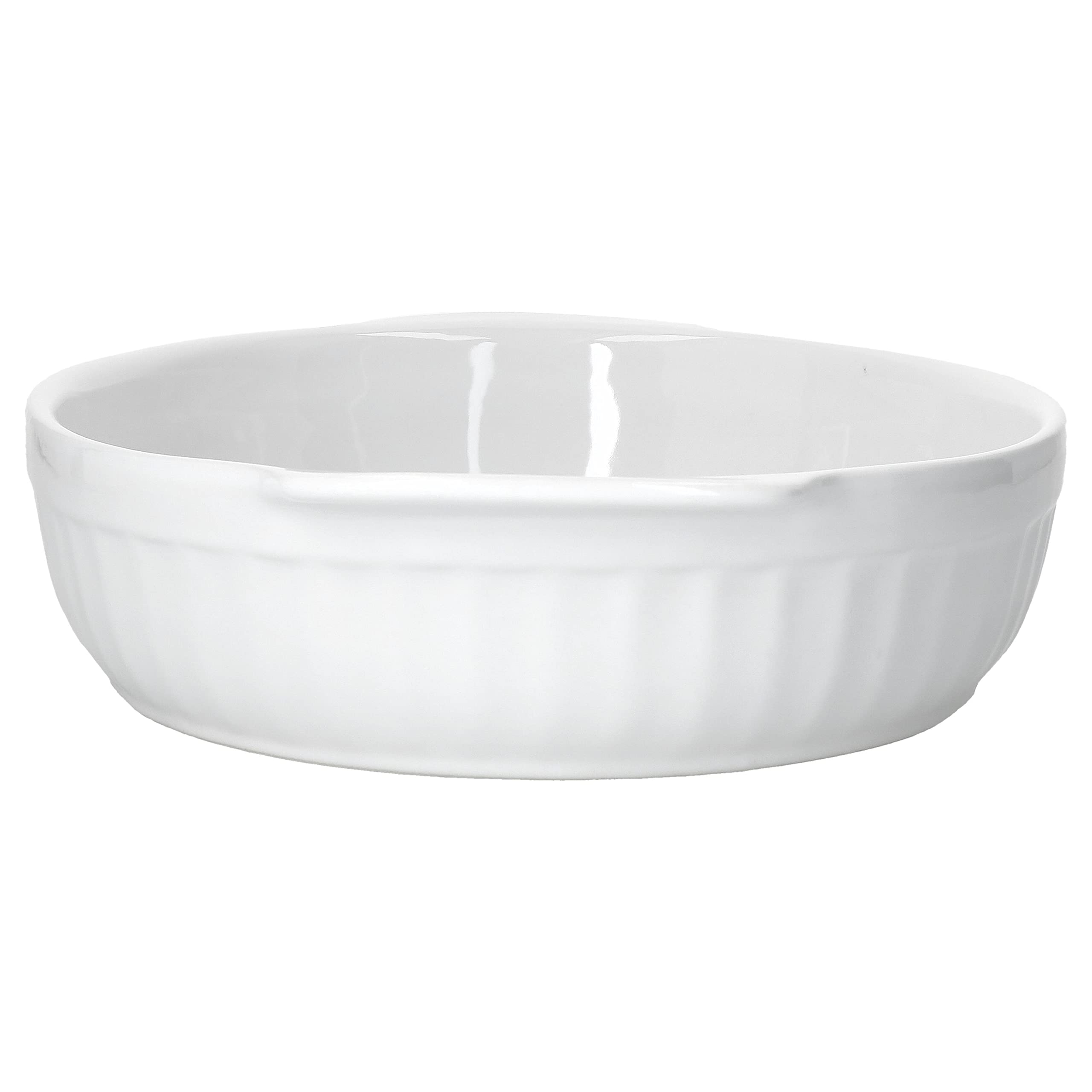 MamboCat Lot de 2 grands plats à gratin ovaux avec anses I Blanc Céramique 1,8 l Passe au four I Bols de service Blanc ignifuge I Plat antipastique I Plat à four 36 cm