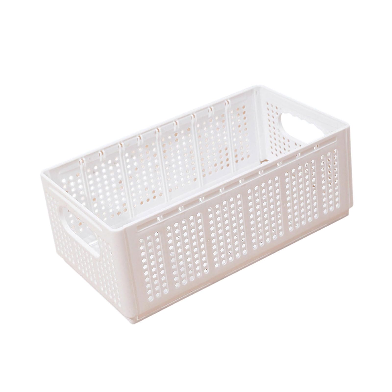 YWLUUOO Japanese Foldable Organiser Bin Sturdy PP Construction Storage Container for Socks Bras Underwear Organization Tool Home Storage Solution