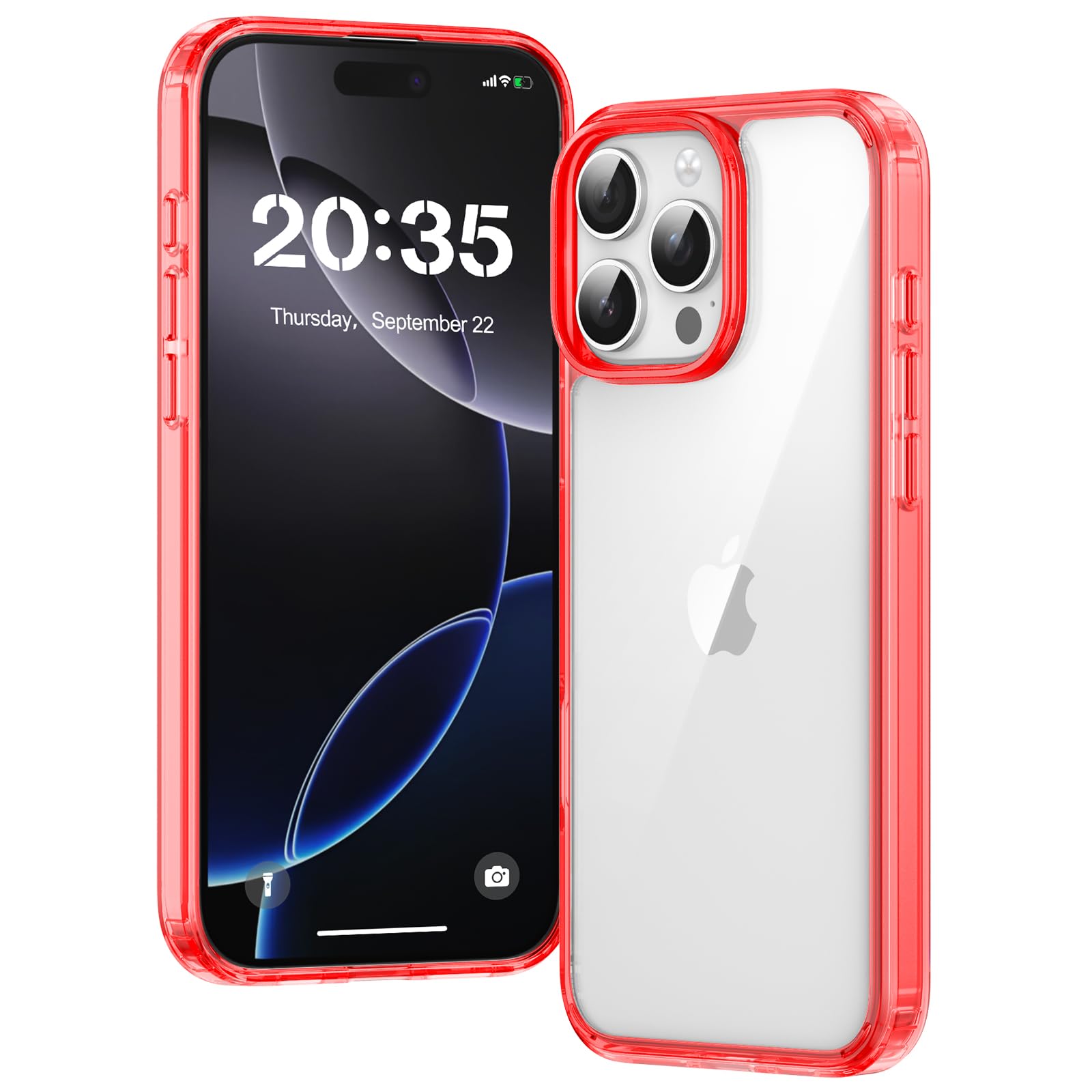 Clear Case for iPhone 15, Ultra Thin, Shockproof TPU Cover, Anti-Yellowing, Crystal Clear, Phone Case for Apple iPhone 15 - Clear — view 404