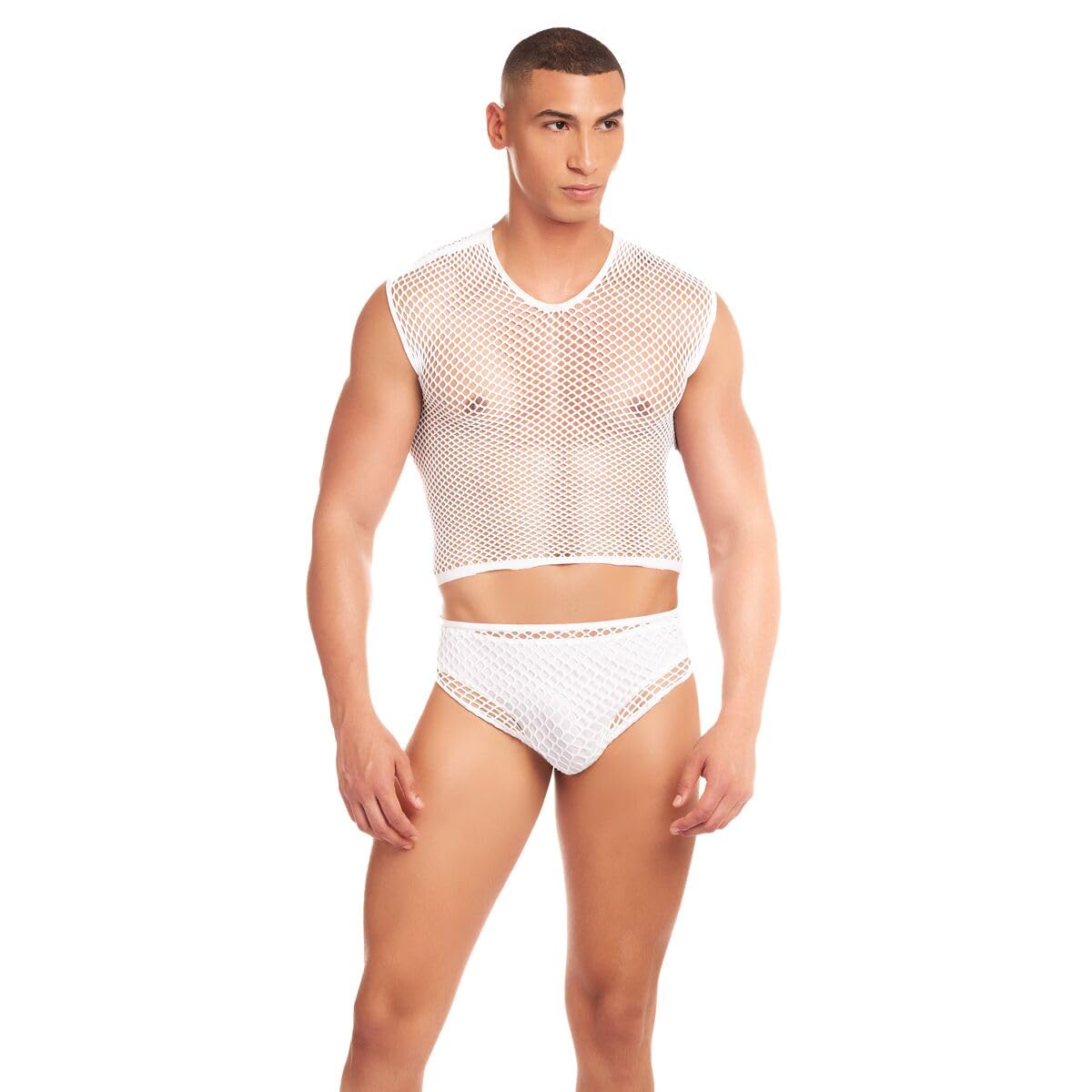 Rainbow Party Lingerie Set White S/M