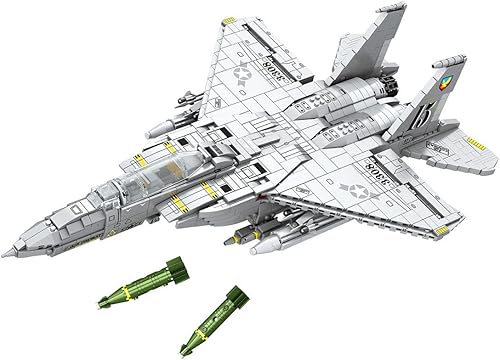 Miniatura 1 de KAROYD Technic F-15E Eagle Fighter Jet Kit de construcción, juego de bloques de construcción de la serie militar, compatible con Lego (2216 piezas)