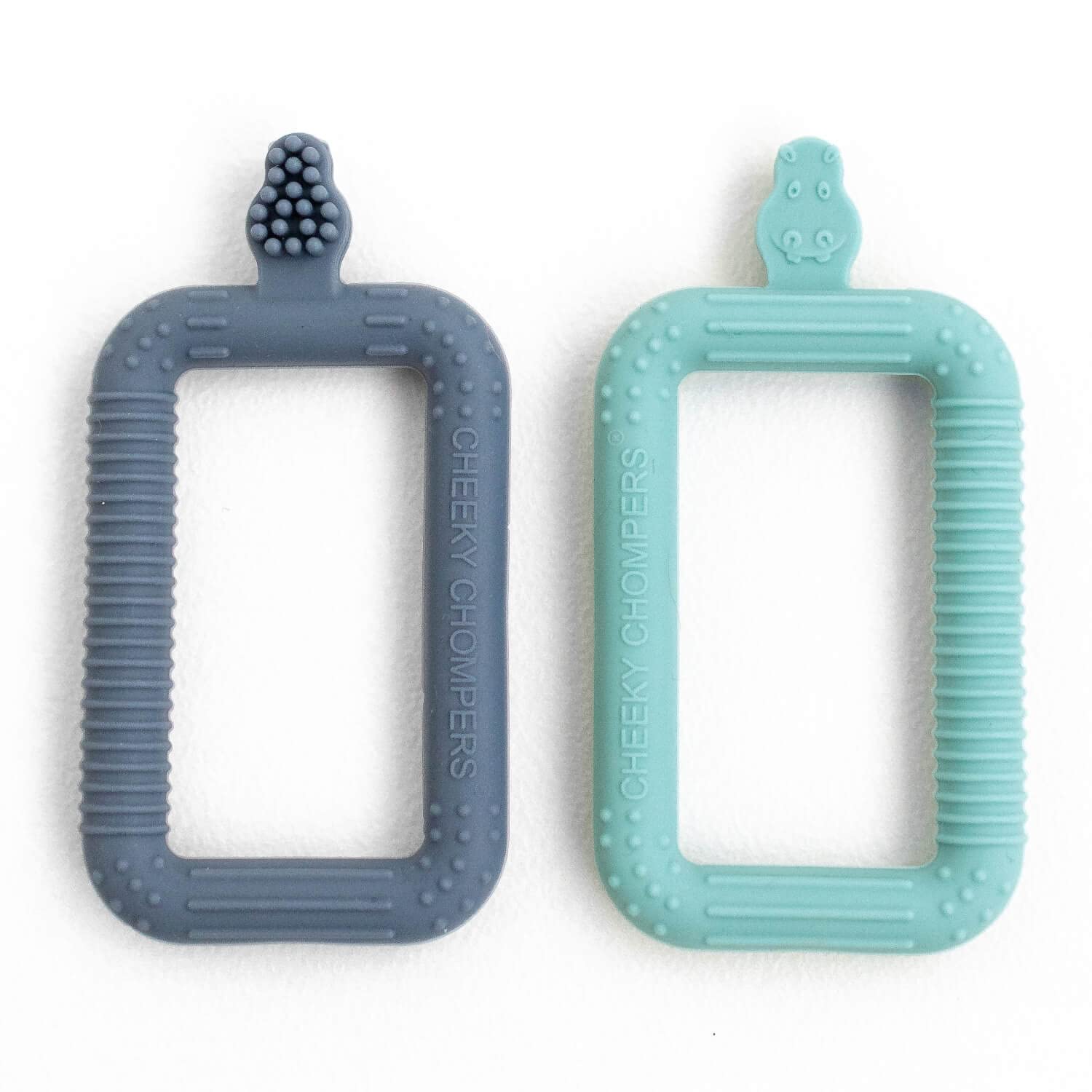 Cheeky Chompers Tooth Brush for Babies | 2-Pack Teething & Gum Massager with