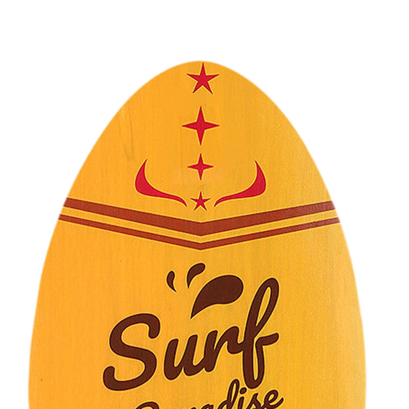 Professionelles Skimboard Aus Holz Hochglanzbeschichtet Leichtes Bodyboard für Kinder Erwachsene für Sand Wassersport