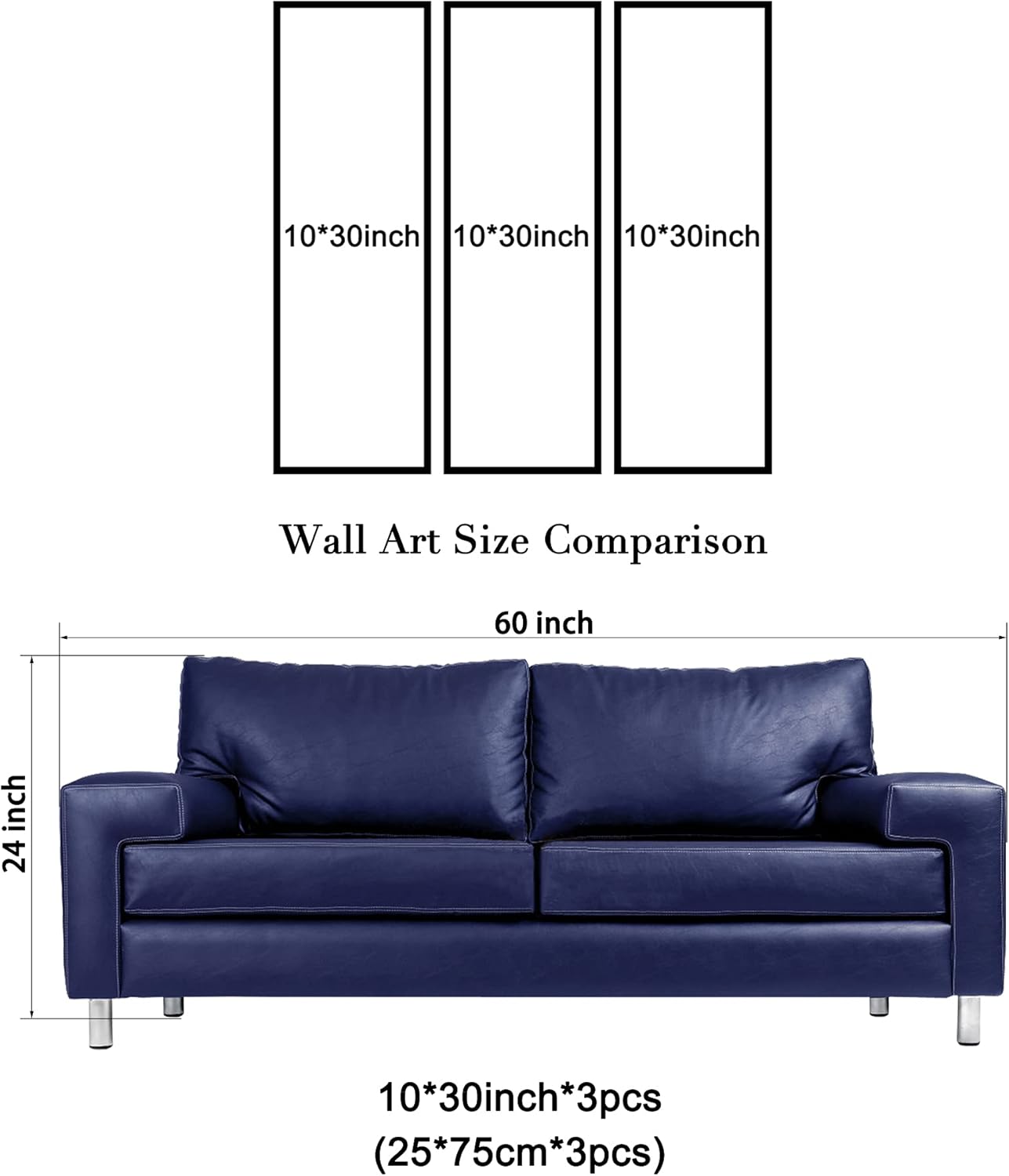 Wieco Art 3 Piece White Flowers Oil Paintings on Canvas Wall Art for Living Room Bedroom Home Decorations Modern Stretched and Framed 100% Hand Painted Contemporary Grace Abstract Floral Artwork