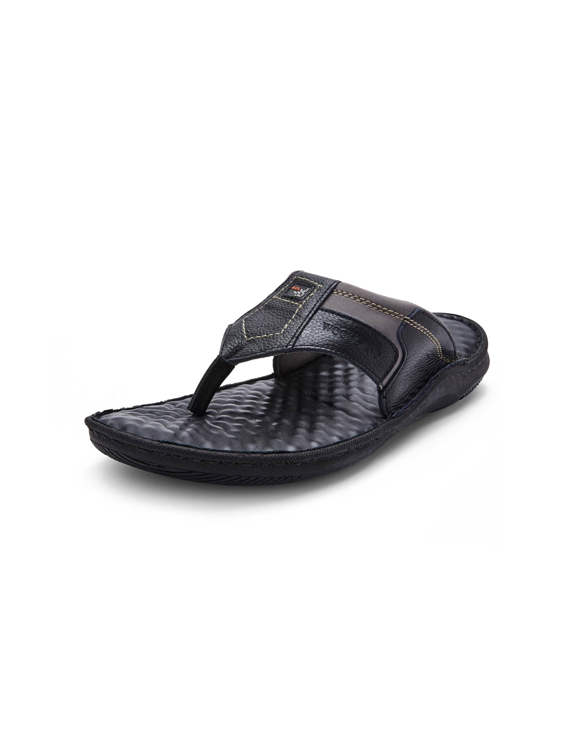 woodland Men's Leather Slippers-picture-33