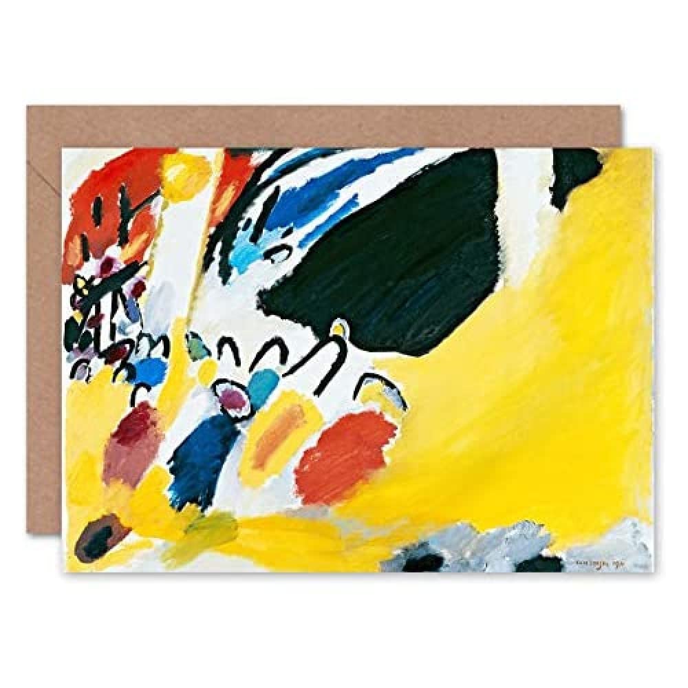 Artery8 Impression Iii Wassily Kandinsky Concert Fine Art Greeting Card Plus Envelope Blank Inside