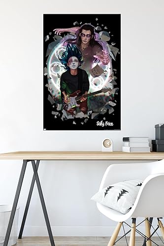 Miniatura 4 de Trends International Sally Face - Póster de pared de lluvia, 34 pulgadas de largo x 22.4 pulgadas, versión sin marco