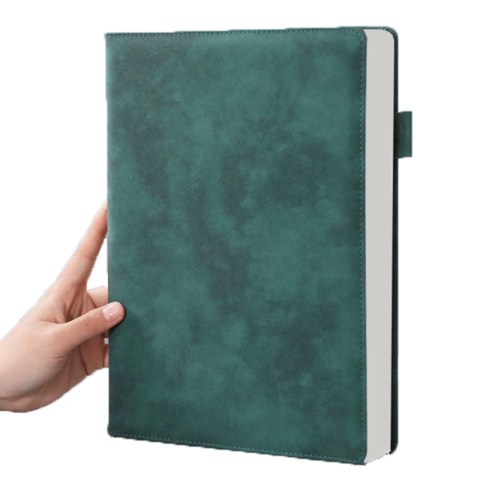 nagrywalne Draadgebonden notitieboek A4 notitieboek Imitatieleer notitieblok voor thuis, op school en op kantoor 240 pagina's/120 vellen przenośny