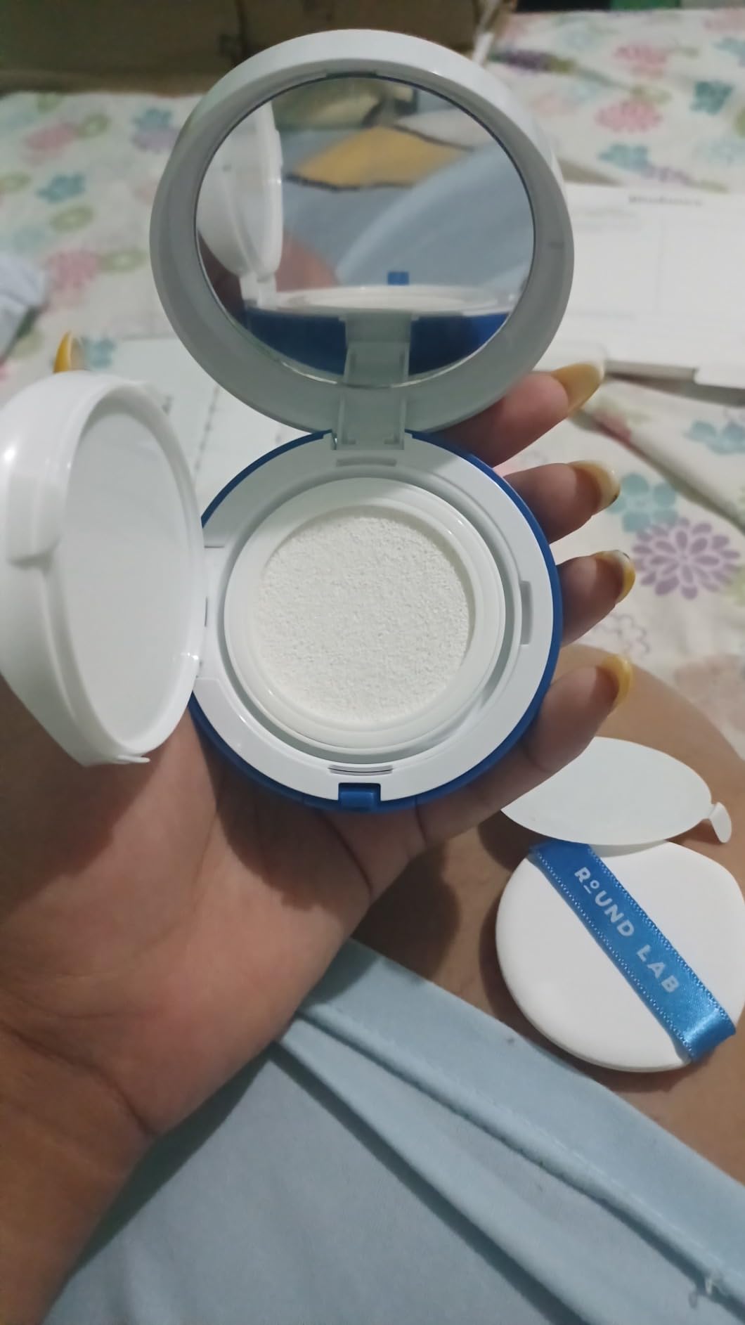 ROUND LAB Birch Juice Moisturizing Sun Cushion SPF 50+ PA++++ 15g