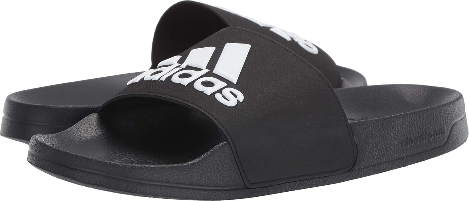 adidas Men's Adilette Shower Slides 4 Core Black/Footwear White/Core Black