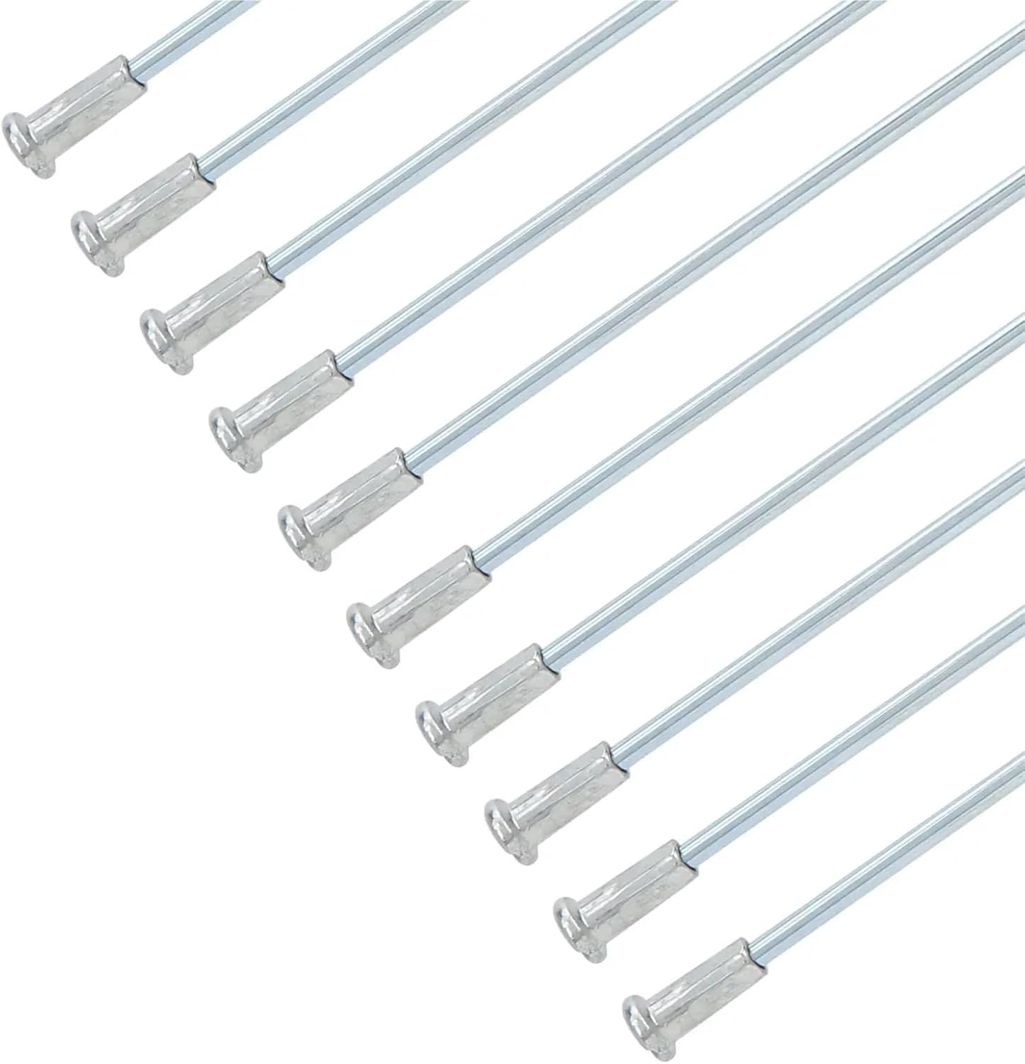 Spoke Nipples 50Pcs 13G Bike Spokes 80/190/220/310mm for Electric Mountain/Road Bicycles with Nipples