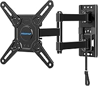 MOUNTUP MU2101 Lockable Full Motion RV TV Mount for 13-43 Inch TVs, Pull Cord Lock, Swivel Bracket, 33lbs VESA 200x200, Camper Motorhome