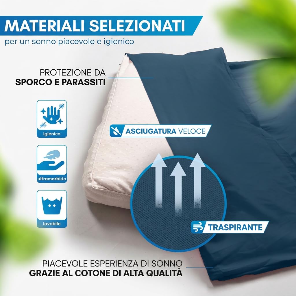 NORDMUT® Sacco a pelo ultraleggero in microfibra o cotone – Sacco a pelo da viaggio traspirante [220 x 90 cm], piccolo ingombro & particolarmente morbido con scomparto per cuscini