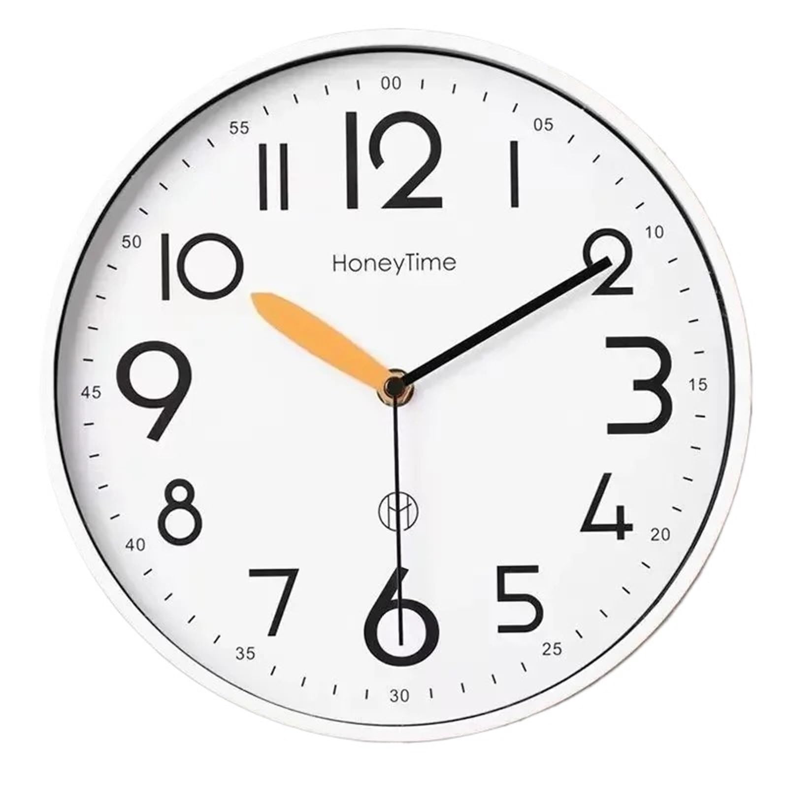 DJSKLDF Wall clock Simple Modern Silent Clocks Creative Artistic Bedroom Living Room Study Mute Wall Hanging Clock Watch Home Decoration(Color-2,25x25cm)