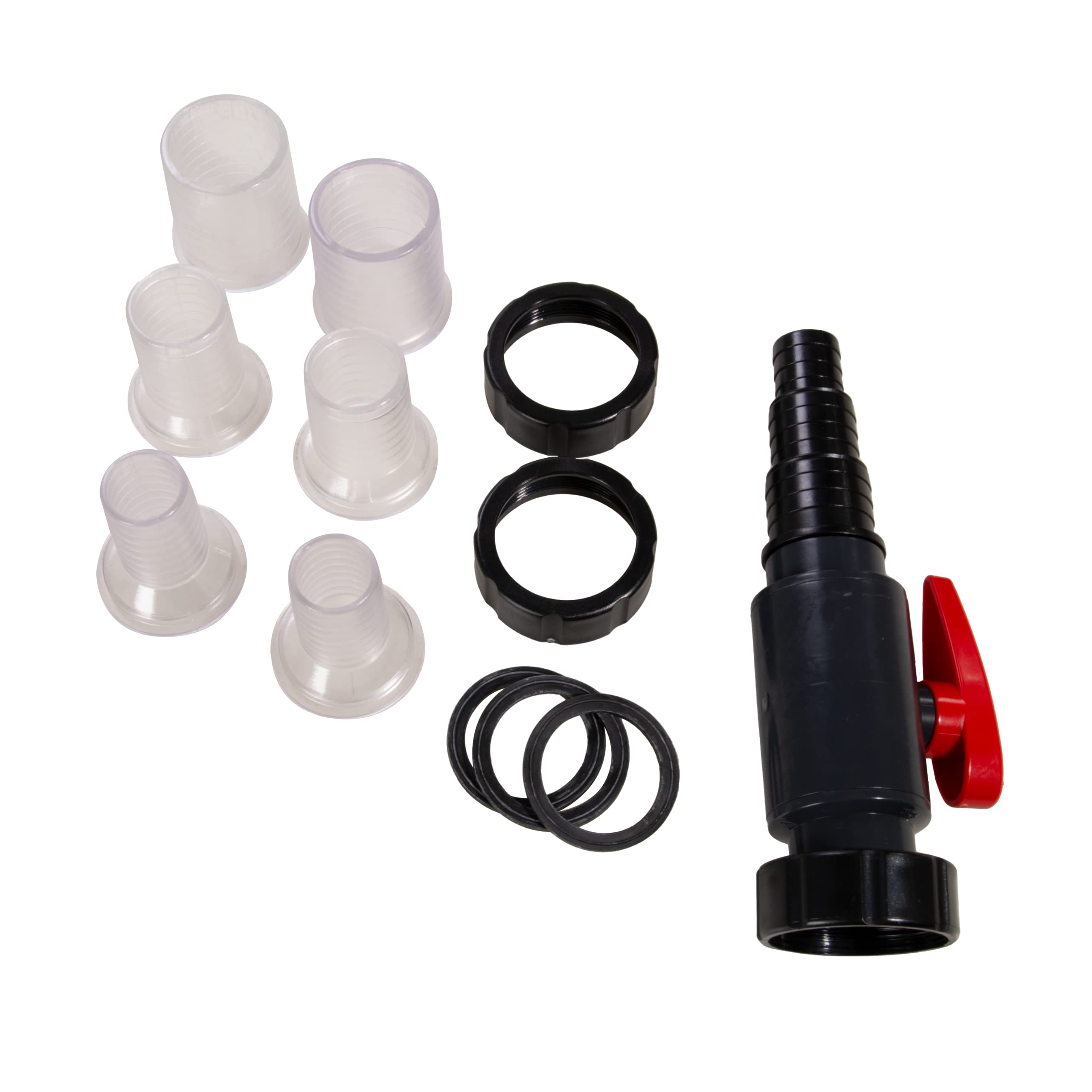 AquaForte GPF-30000 (55 W) filtr ciśnieniowy, moc 55 W, napięcie 230 V, częstotliwość 50 Hz, wlot/wylot 32/38 mm, zalecana ilość przepływu 12 000 l/h, odpowiedni do stawów ozdobnych do 60 000 litrów