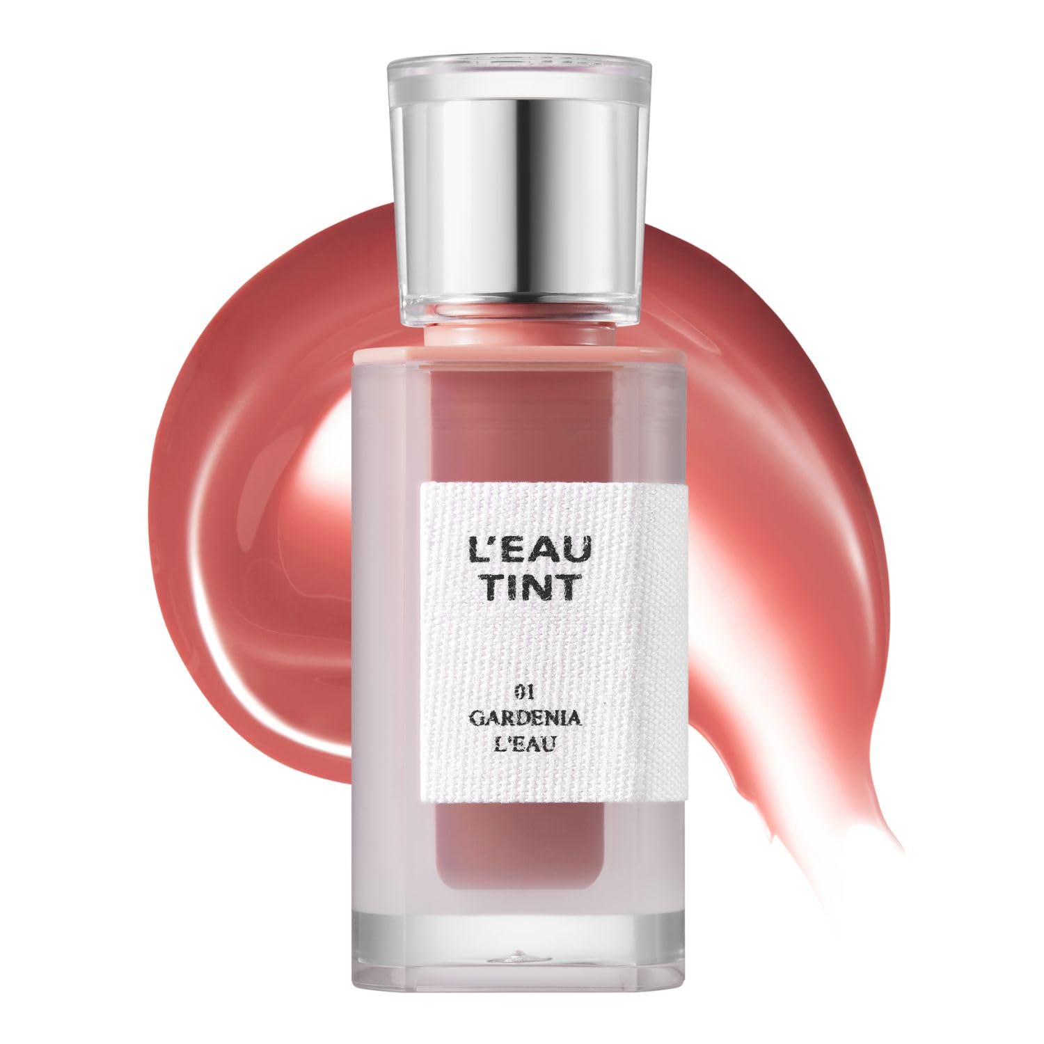 L’EAU TINT 5 Color / 4.5g - Glossy Water & Glow Tint, Watery Lip Stain, Non-Sticky, Glossy, K-beauty (01 GARDENIA L'EAU)
