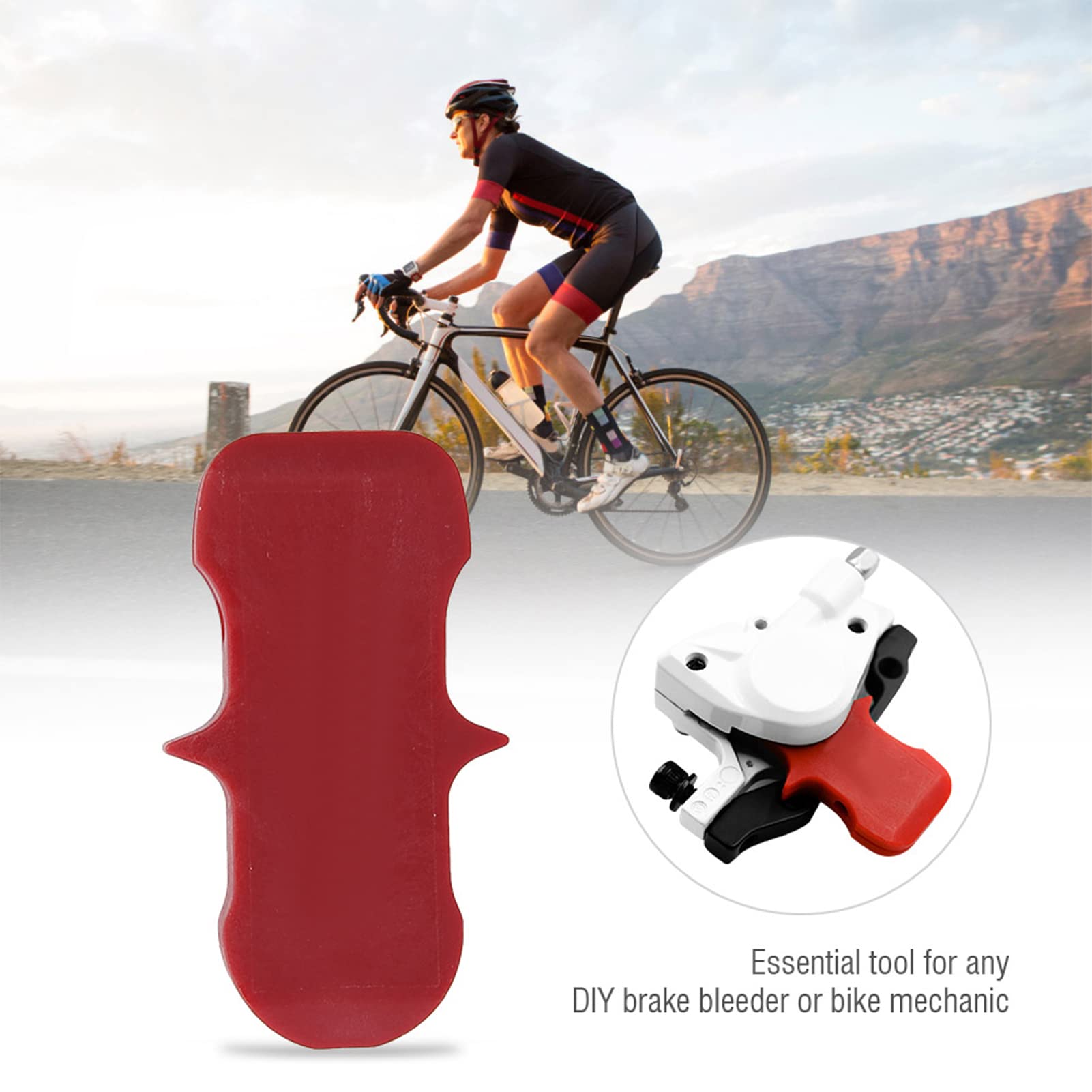 VGEBY Blocco di Spurgo Freno a Disco, Sistema Bleed Idraulico Sicuro, Retenitore Pistone, per Bicicletta, Auto, Motorino