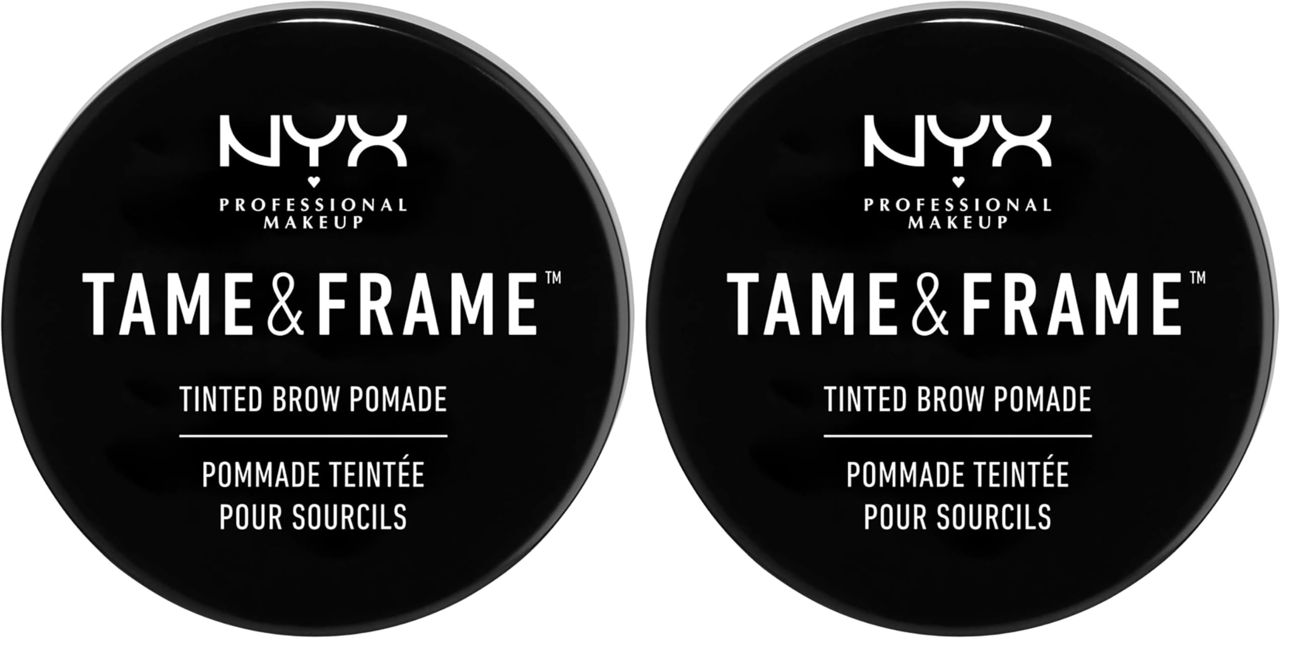 NYX PROFESSIONAL MAKEUP Tame & Frame Eyebrow Pomade, Blonde (Pack of 2)