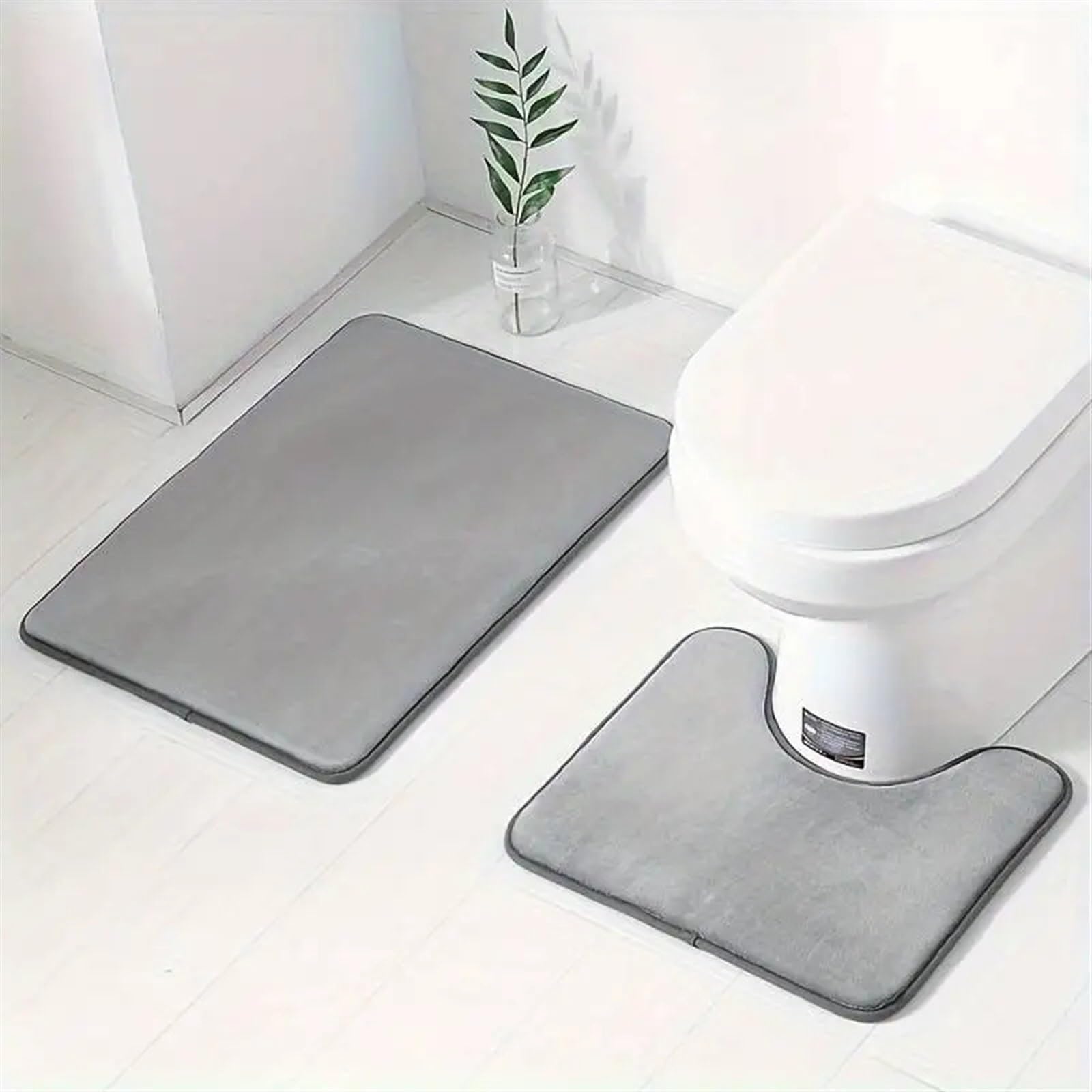 Tappetino for piedi Tappetino for bagno in memory foam ispessito di colore puro Tappeti for bagni Tappetino for bagno Tappetino assorbente Tappetino for WC Tappetini antiscivolo ( Size : Dark Grey )