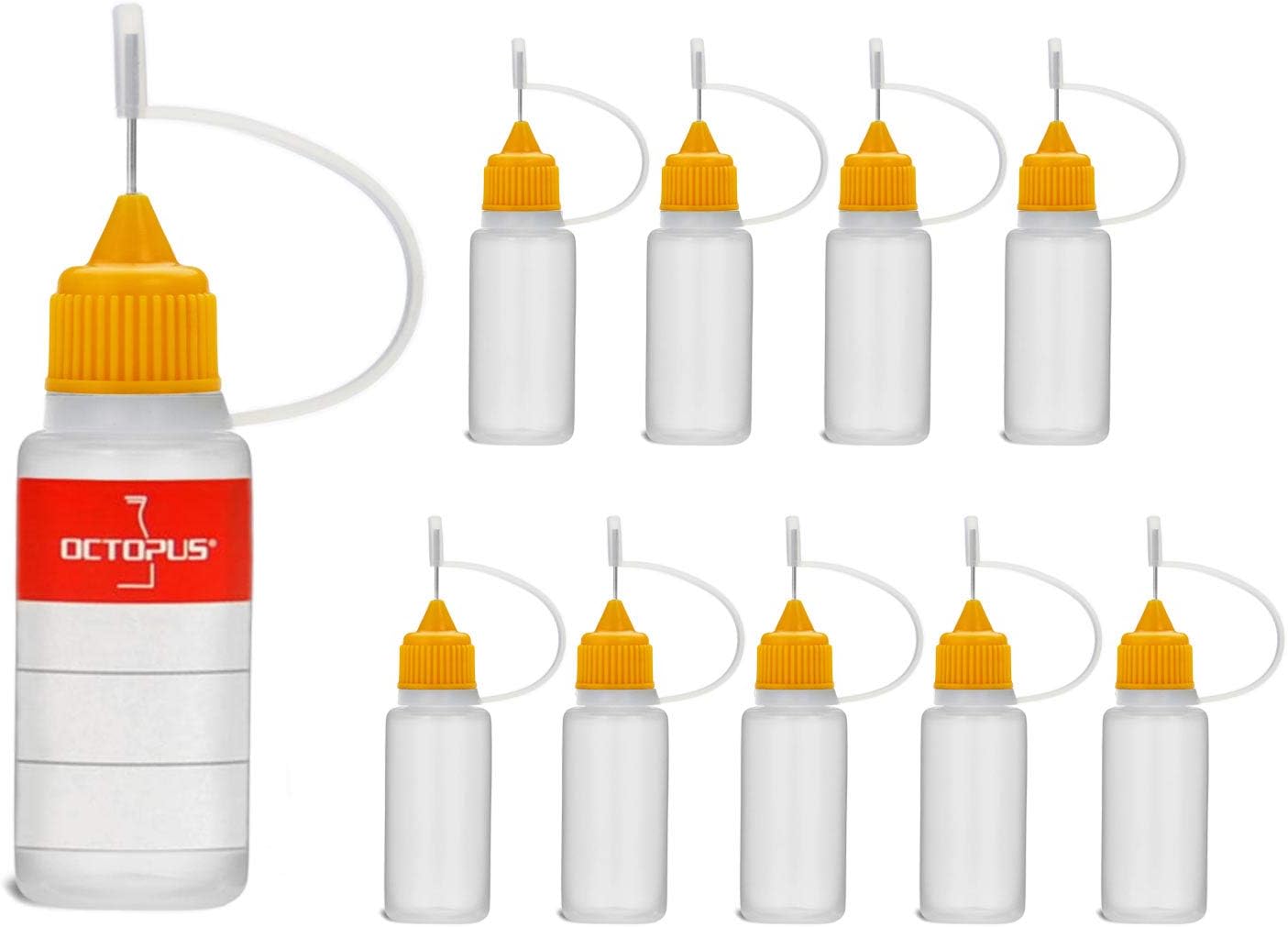 10 x 10 ml Dripper bottles, eliquid squeeze bottles for eshishas and