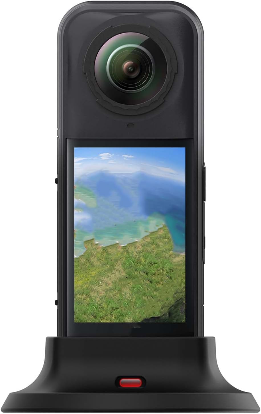 Desktop Camera Mount Stand Base for Insta360 X5,Compact and Lightweight，Silicone Stand Non-Slip for Insta360 X5 Accessories Black image 4