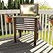 Wooden Patio Beverage Cooler for Porch, Deck or Patio - American Flag Design - 57 Qt - Backyard Expressions