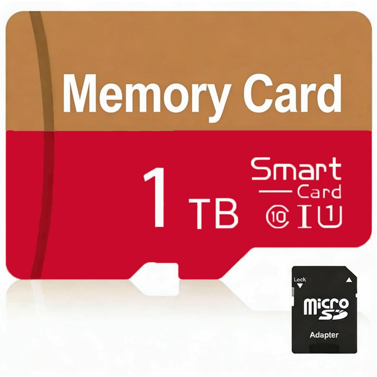 1024GB micro sdカード 高速データ転送 ミニSDカード メモリケース付き SD変換アダプタ 対応 TFカード - 1